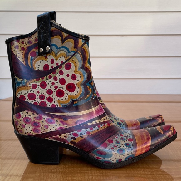 Nomad Yippy Rubber Rain Boots Womens Size 8 - Picture 11 of 12